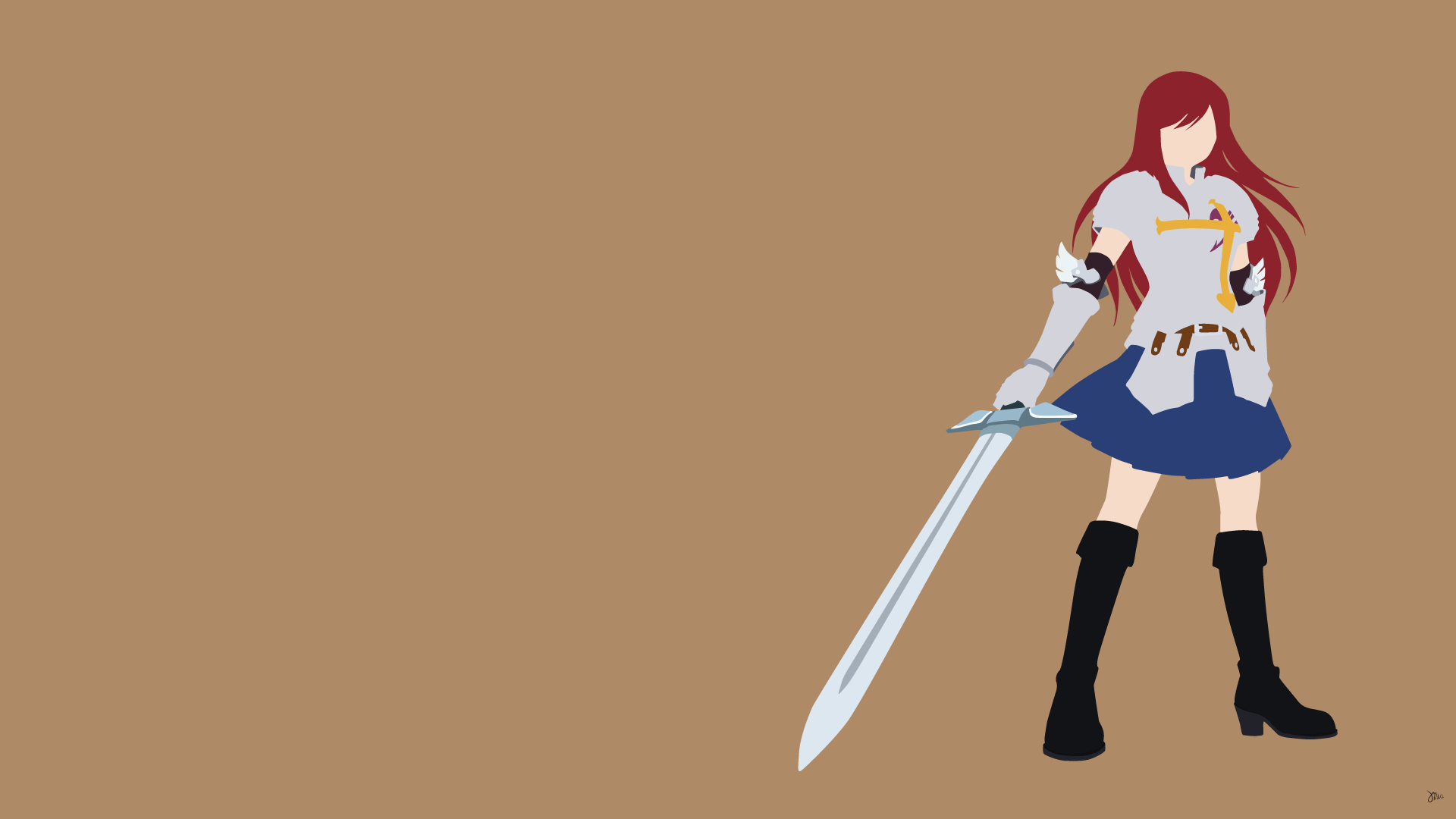 26 Minimalist Fairy Tail Wallpapers