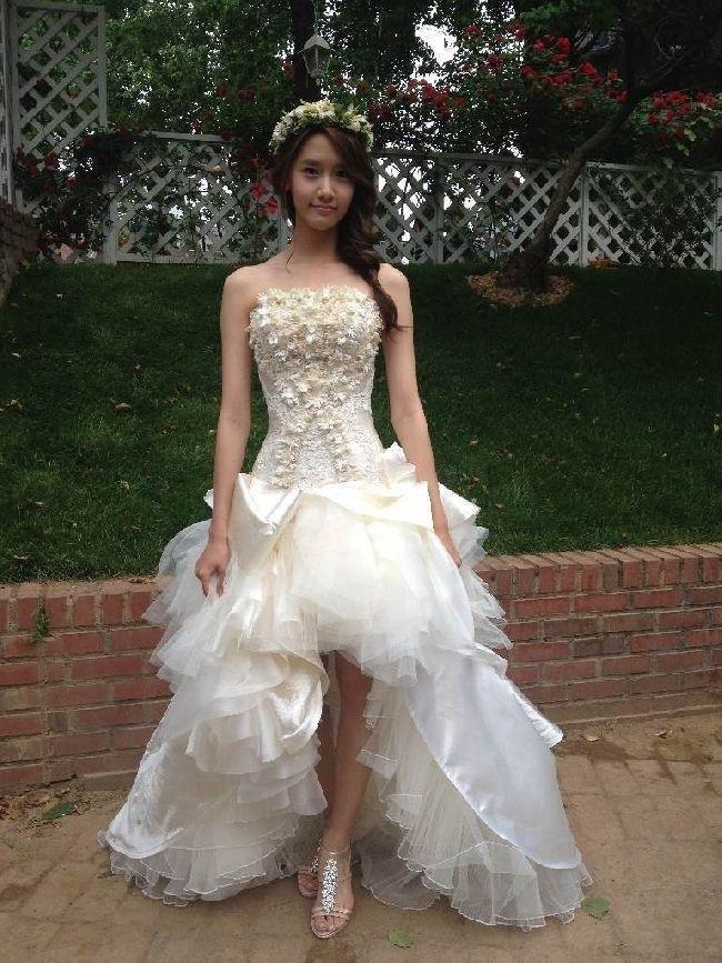 Yoona Wear Wedding Dress