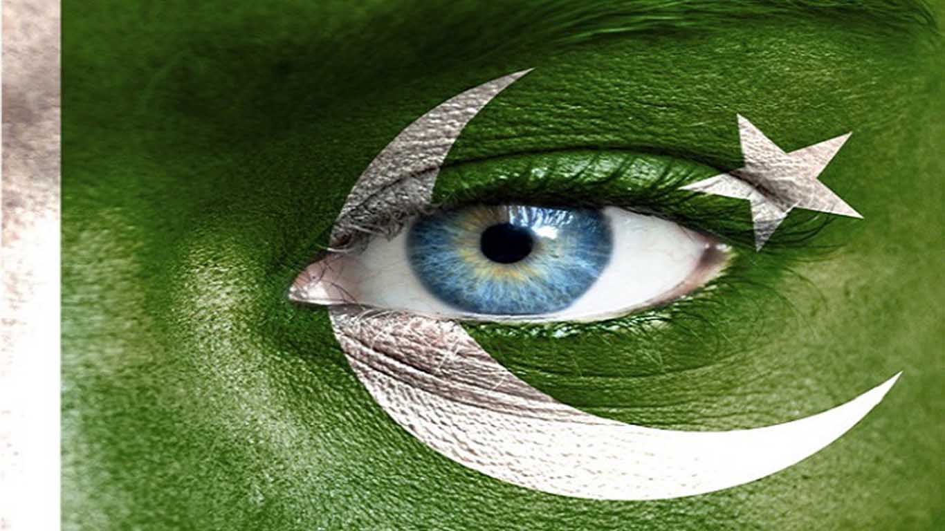 Pakistani Flag Girl Eye Wallpaper
