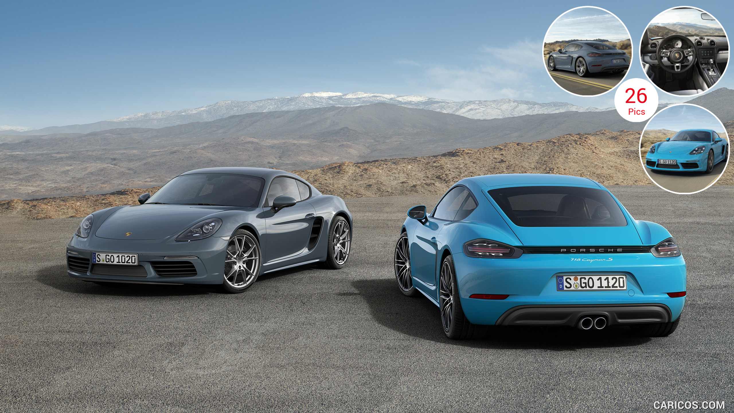 Porsche 718 Cayman and 718 Cayman S. HD Wallpaper