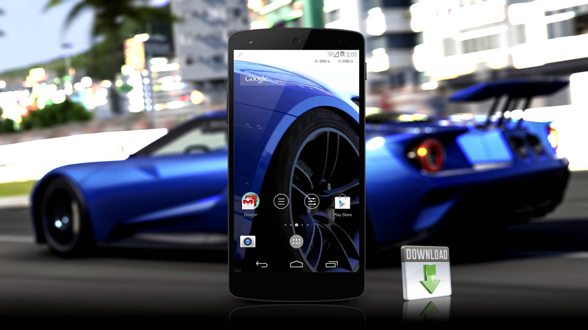 NEW FORD GT. ANDROID LIVE WALLPAPER