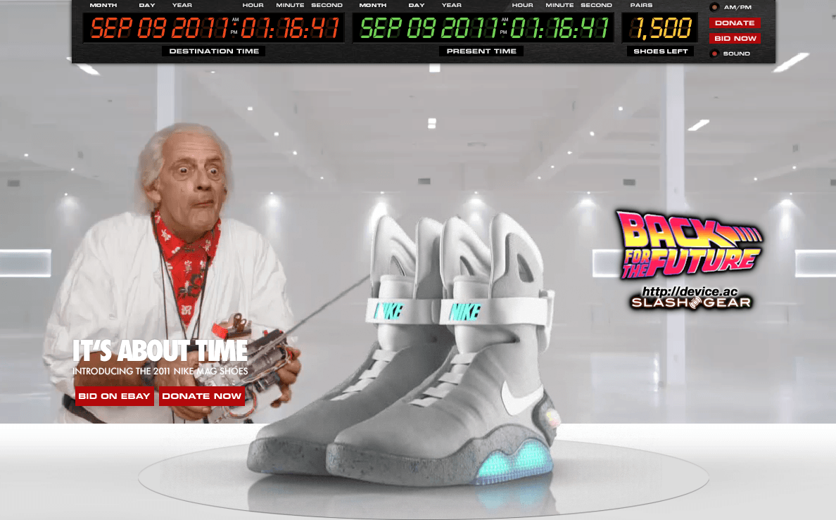 NIKE Teases Separate 2015 Re Release Of 2011 Back To The Future