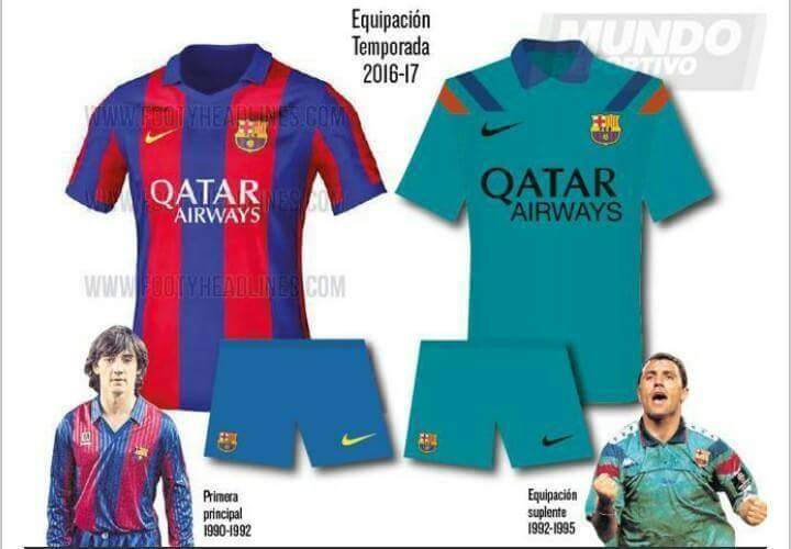 Leaked Barcelona Kits For The 2016 17 Season