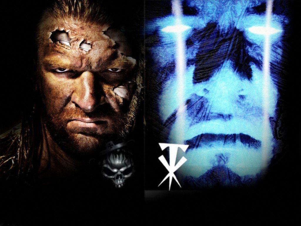 Triple H The Undertaker White Eyes Skull 2560x1440 HD Wallpaper