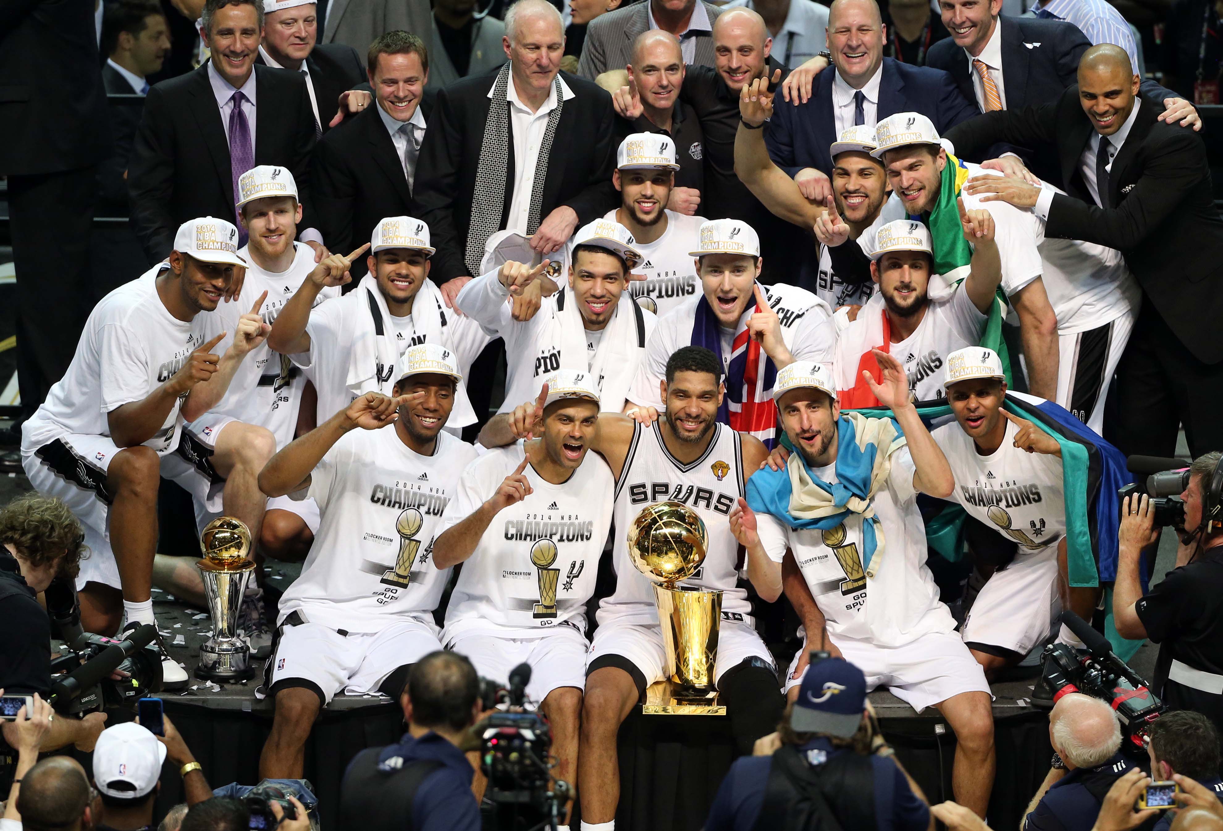 San Antonio Spurs adidas 2014 NBA Finals Champions Locker Room