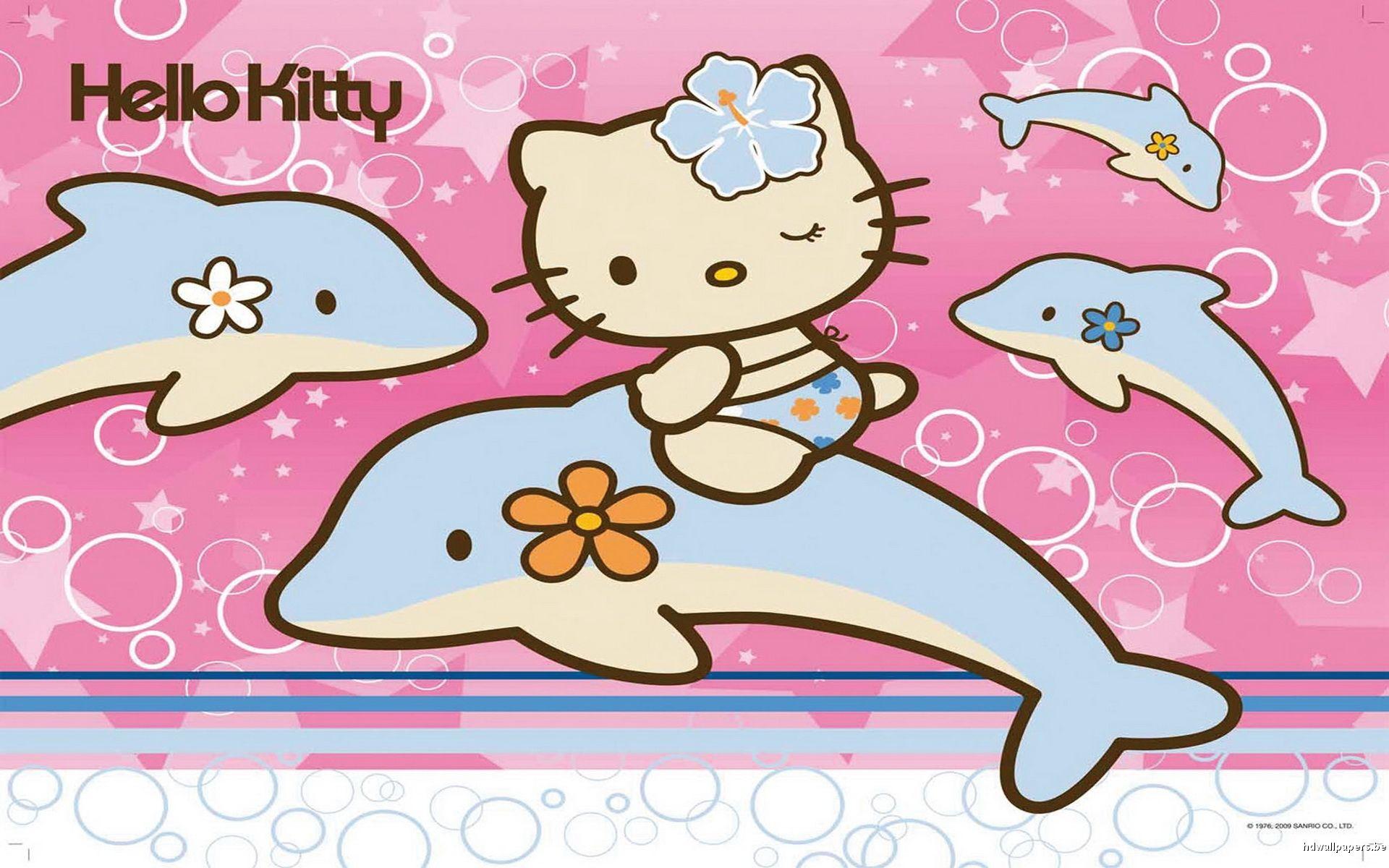 Hello Kitty Beach Wallpaper