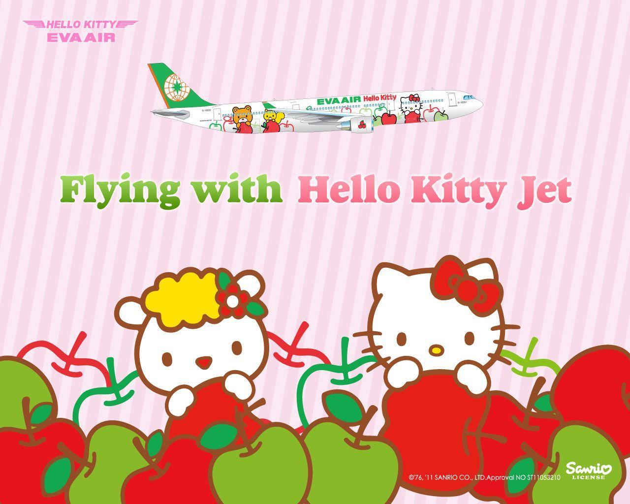 Hello Kitty Jet Travels with You!