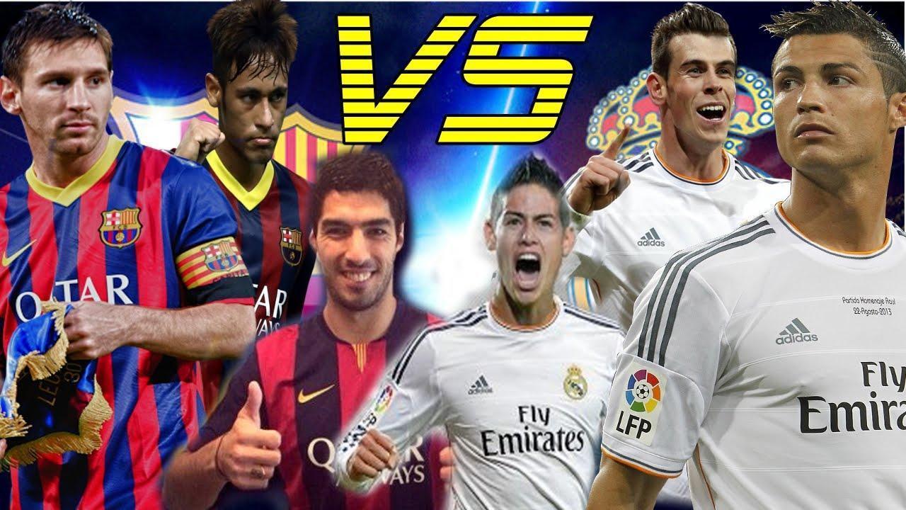 James Rodriguez, Bale, Ronaldo VS Neymar, Suarez, Messi Clasico