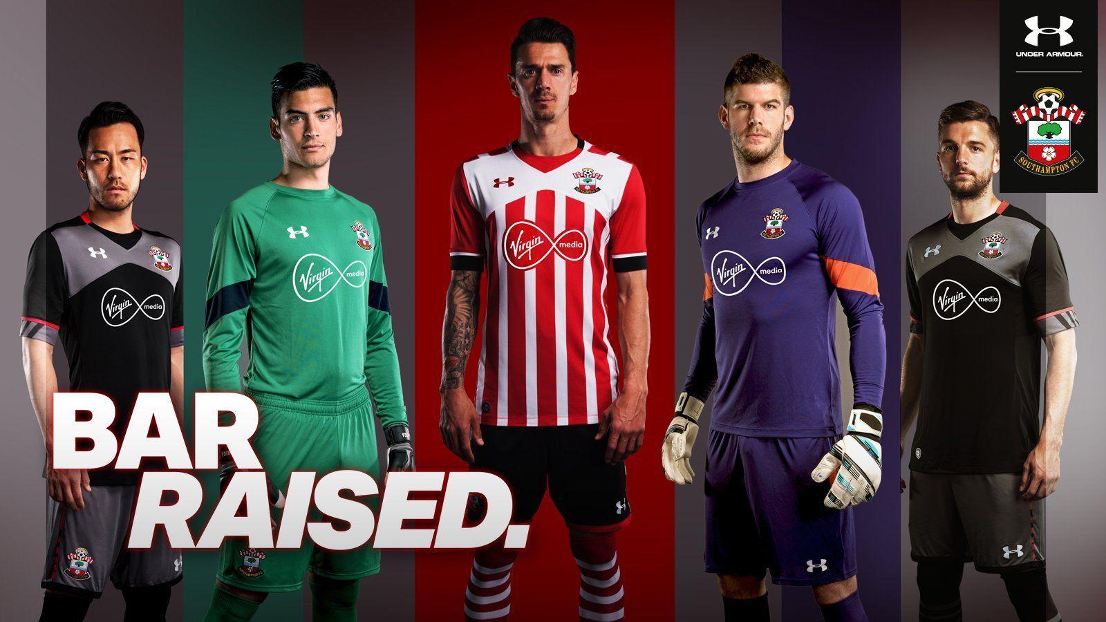 Under Armour Southampton 16 17 Kits Released