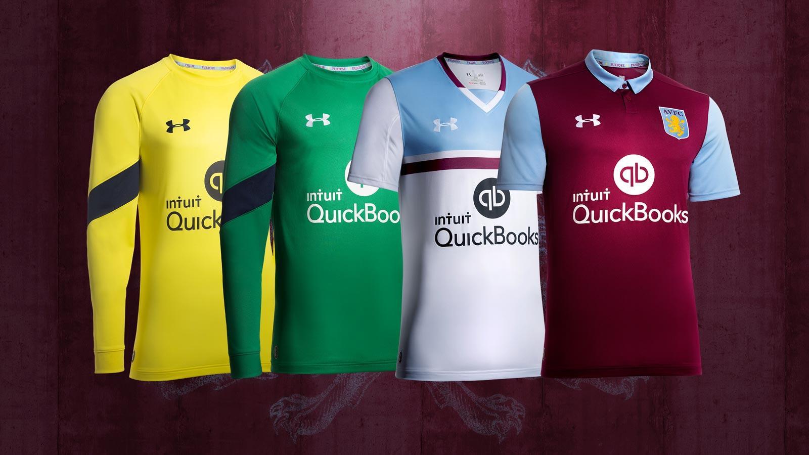 Under Armour Aston Villa 16 17 Home And Away Kits Released