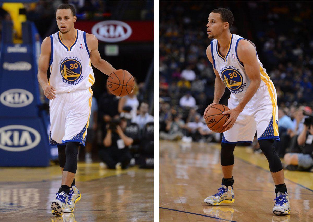 Stephen Curry&;s Under Armour Anatomix Spawn Silver PE