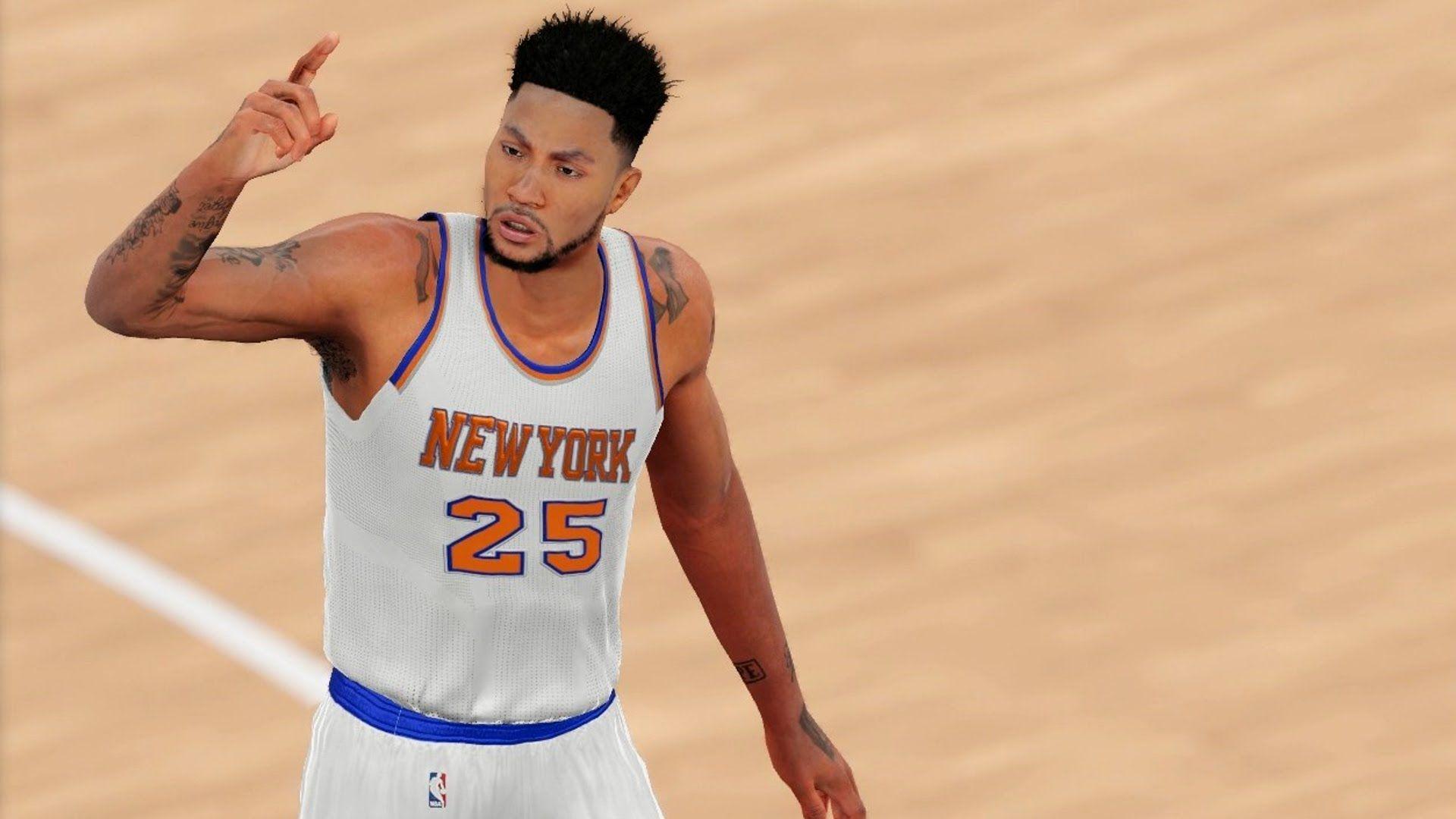 Derrick Rose Traded to the New York Knicks. NBA 2k16 vs