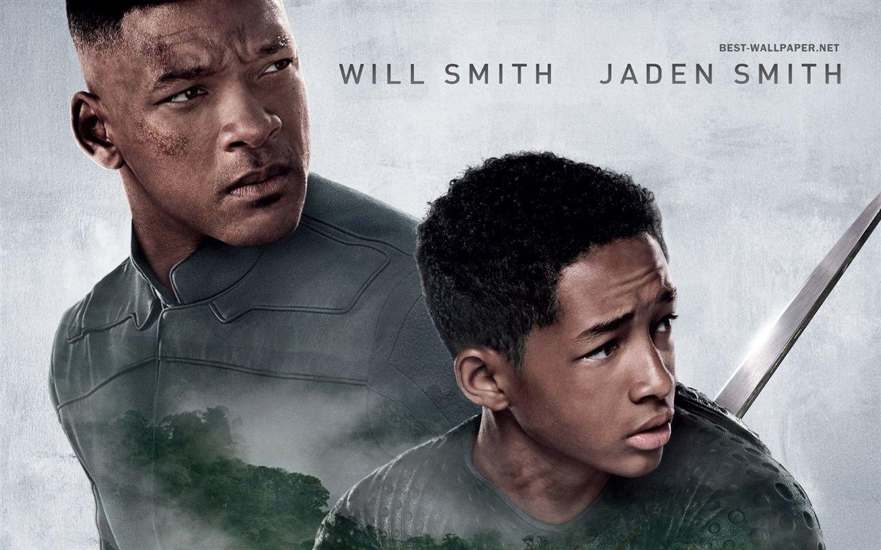 Will Smith and Jaden Smith in After Earth Wallpaperx800