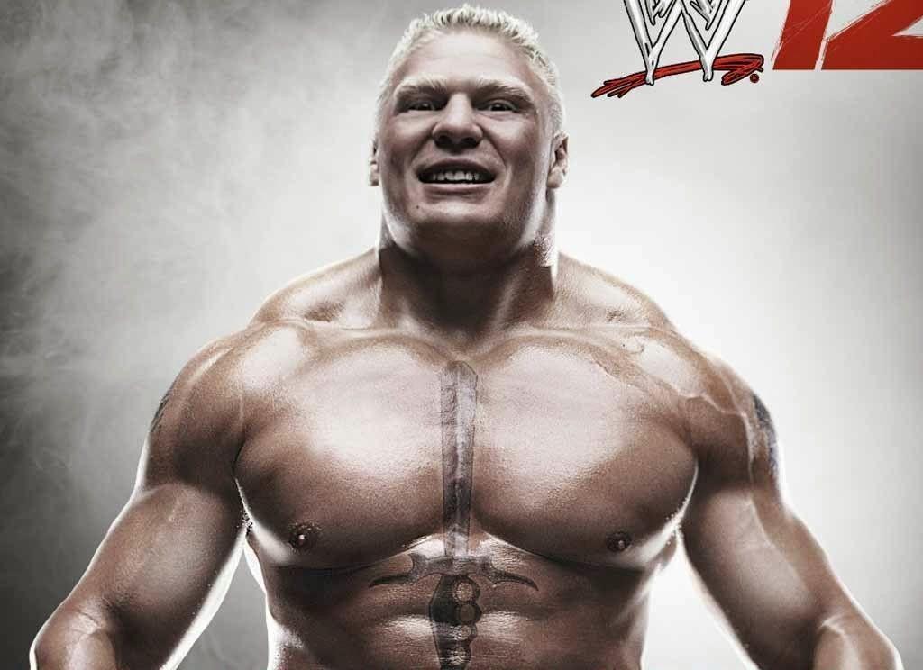 Brock Lesnar Puts On His Baby Oil & Speedos For The WWE 2K17 Cover
