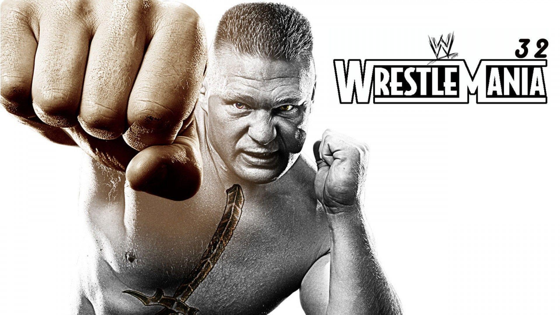 Brock Lesnar Wrestlemania WWE Wallpaper