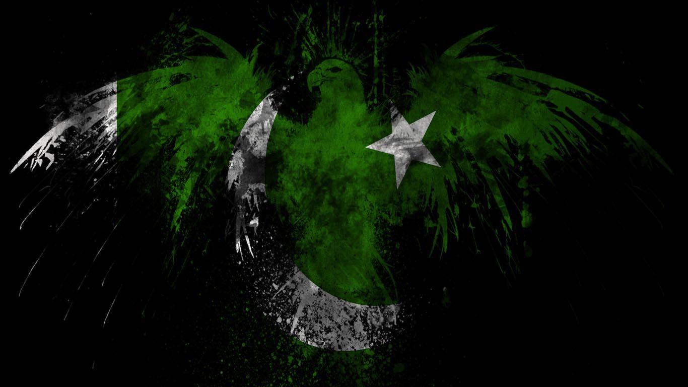 14th August Pakistan Eagle Flag Independence Wallpaper