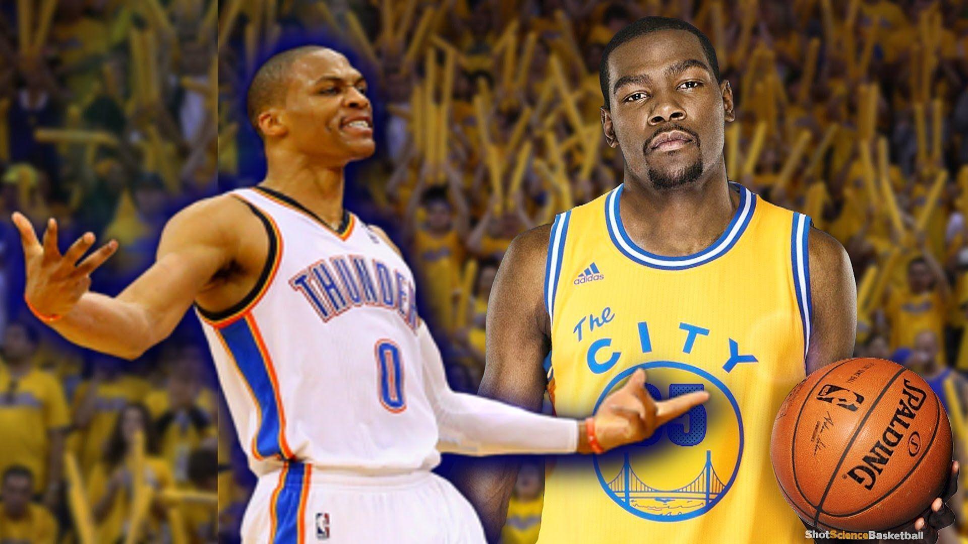 KEVIN DURANT VS RUSSELL WESTBROOK 1 ON 1 WARRIORS VS THUNDER 2017