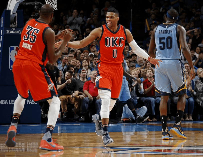 WATCH: Russell Westbrook Performs Instant Replay Of His Euro Step