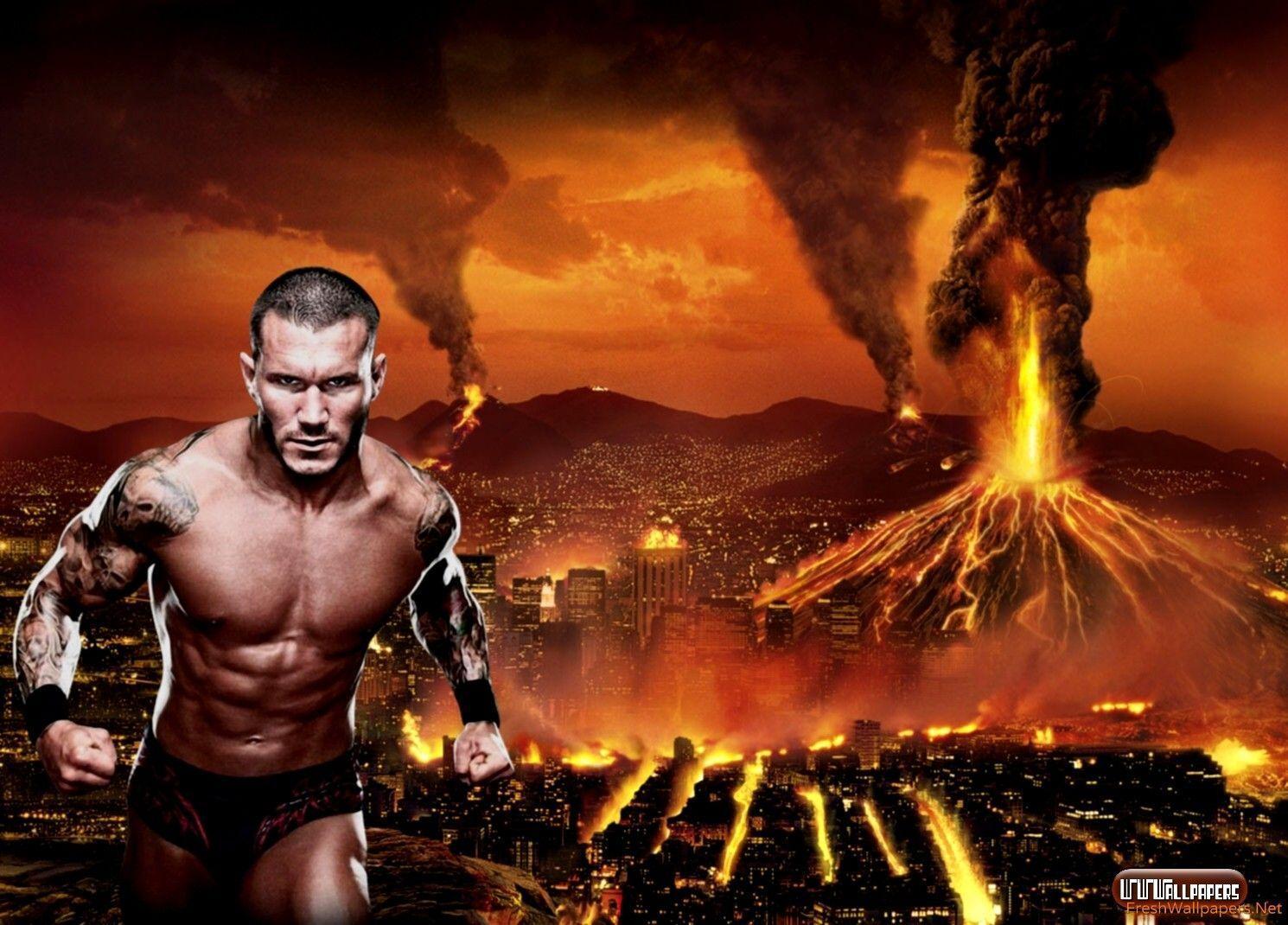 HD WWE Randy Orton Smiley Faces wallpaper