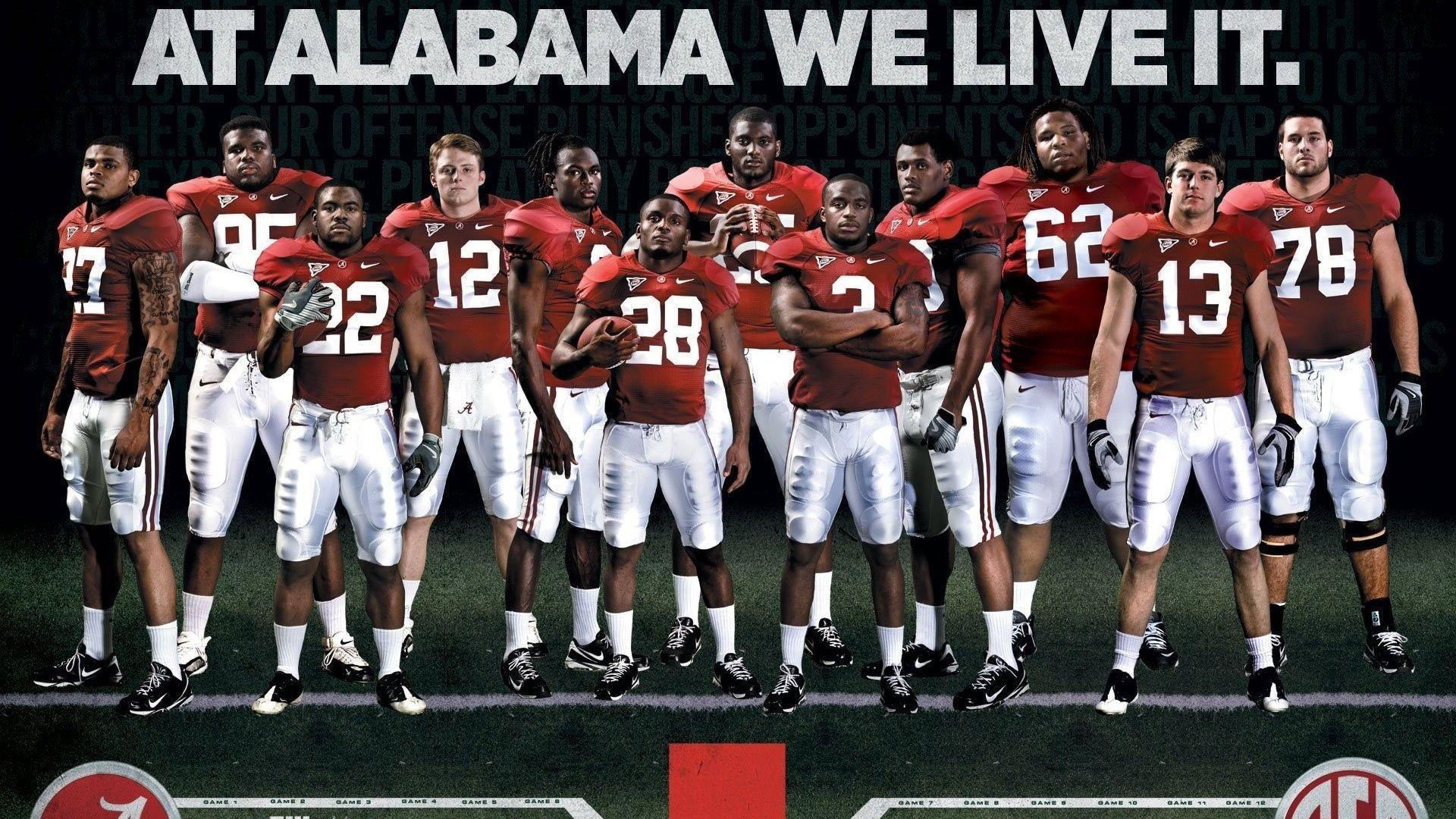 Football, College, Crimson Tide, Alabama Football Team