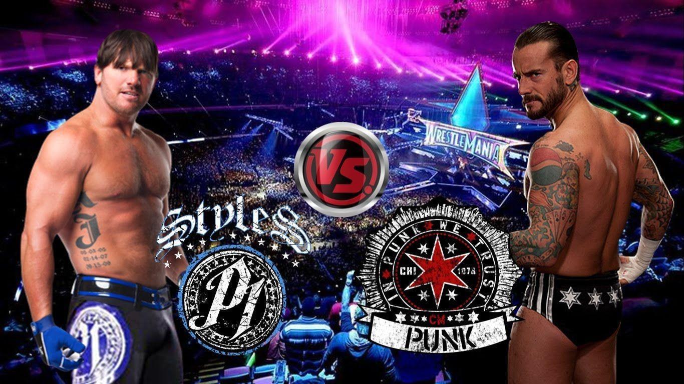 CM Punk vs AJ Styles Custom Promo
