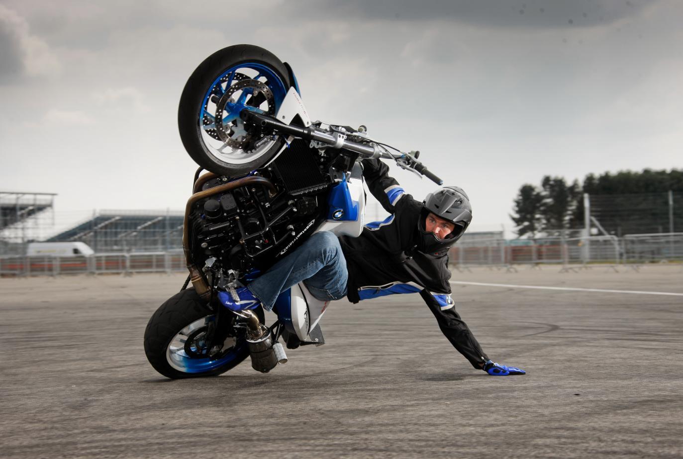 bike stunt photo