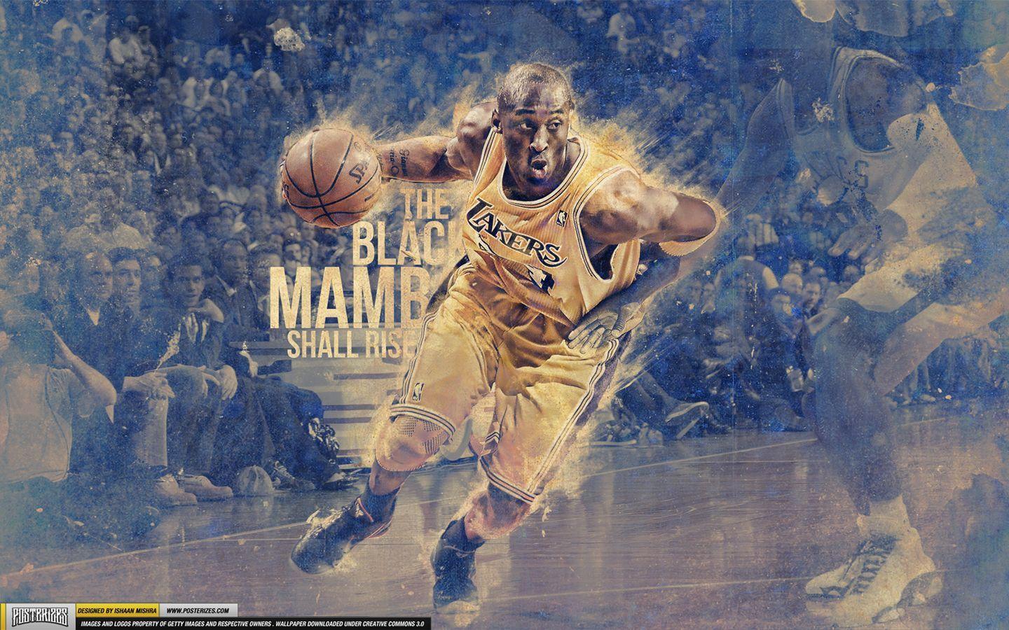 Kobe Bryant - &;Black Mamba Shall Rise&; (WALLPAPER)