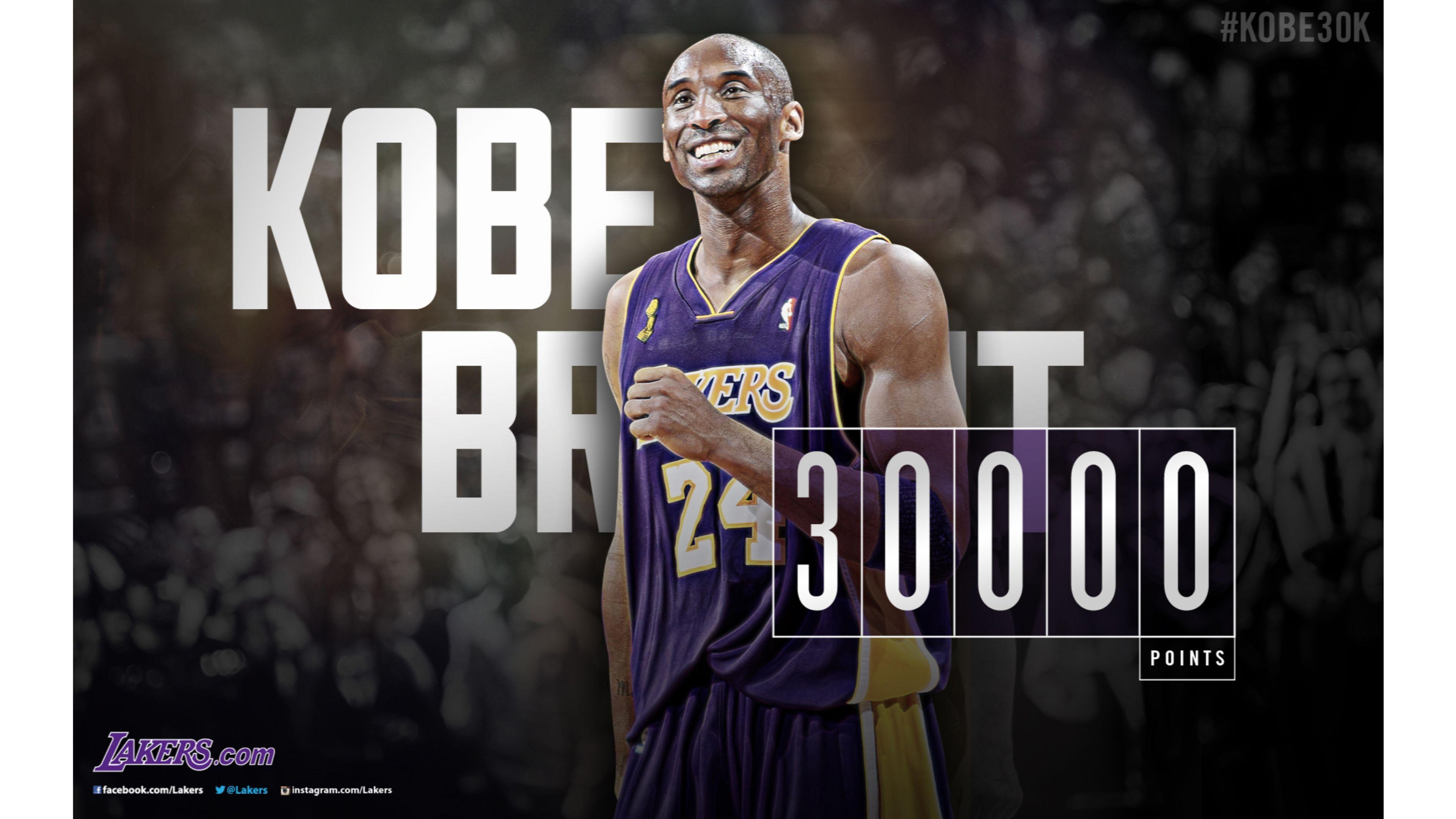 Points 2016 Kobe Bryant 4K Wallpaper. Free 4K Wallpaper