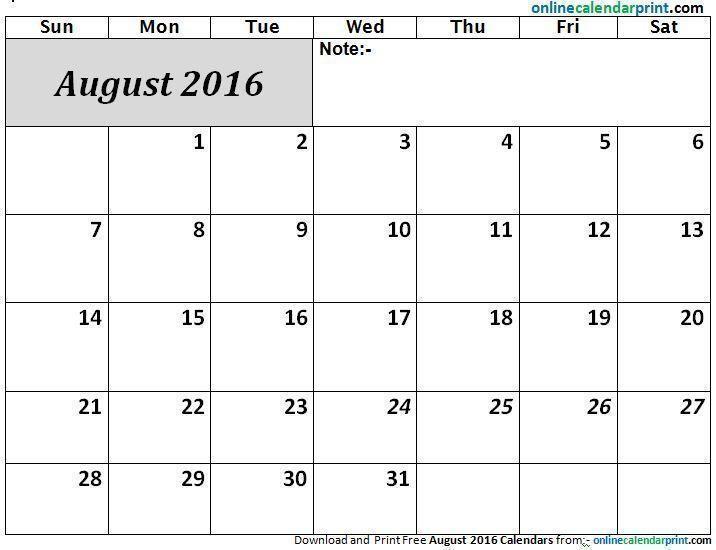 January 2017 Calendar Editable