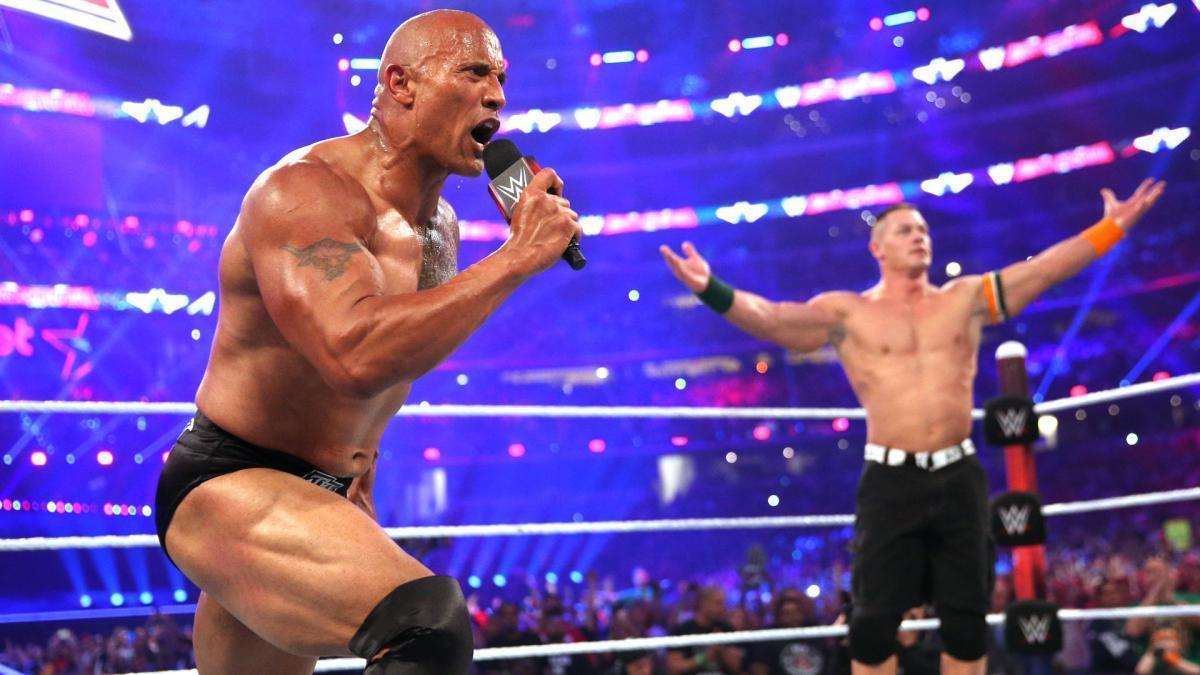 John Cena returns and joins The Rock at WrestleMania 32: photo