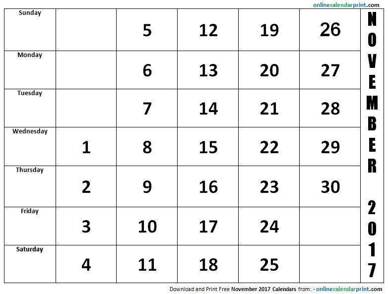 Desktop Wallpapers Calendar November 2017 - Wallpaper Cave