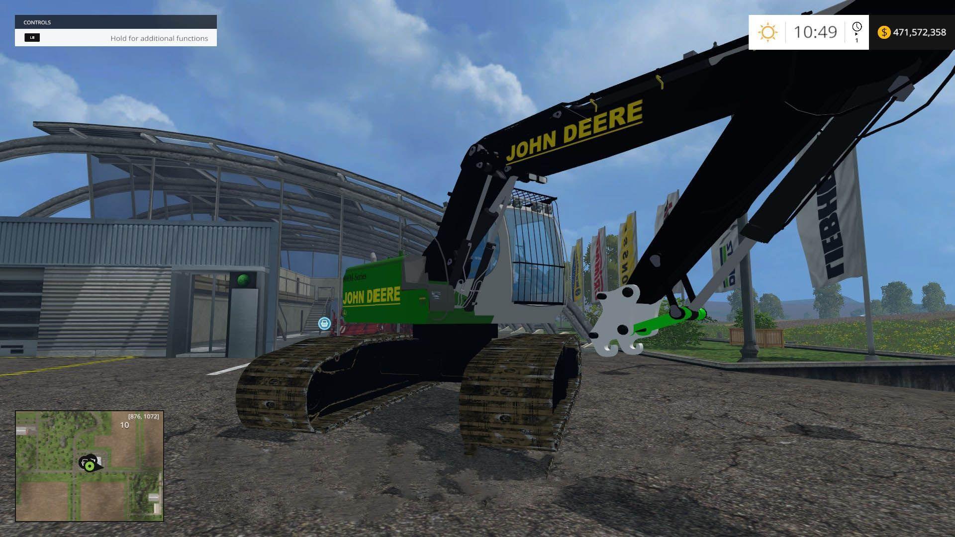 JOHN DEERE Excavator v 2.0. Farming simulator 2015 mods