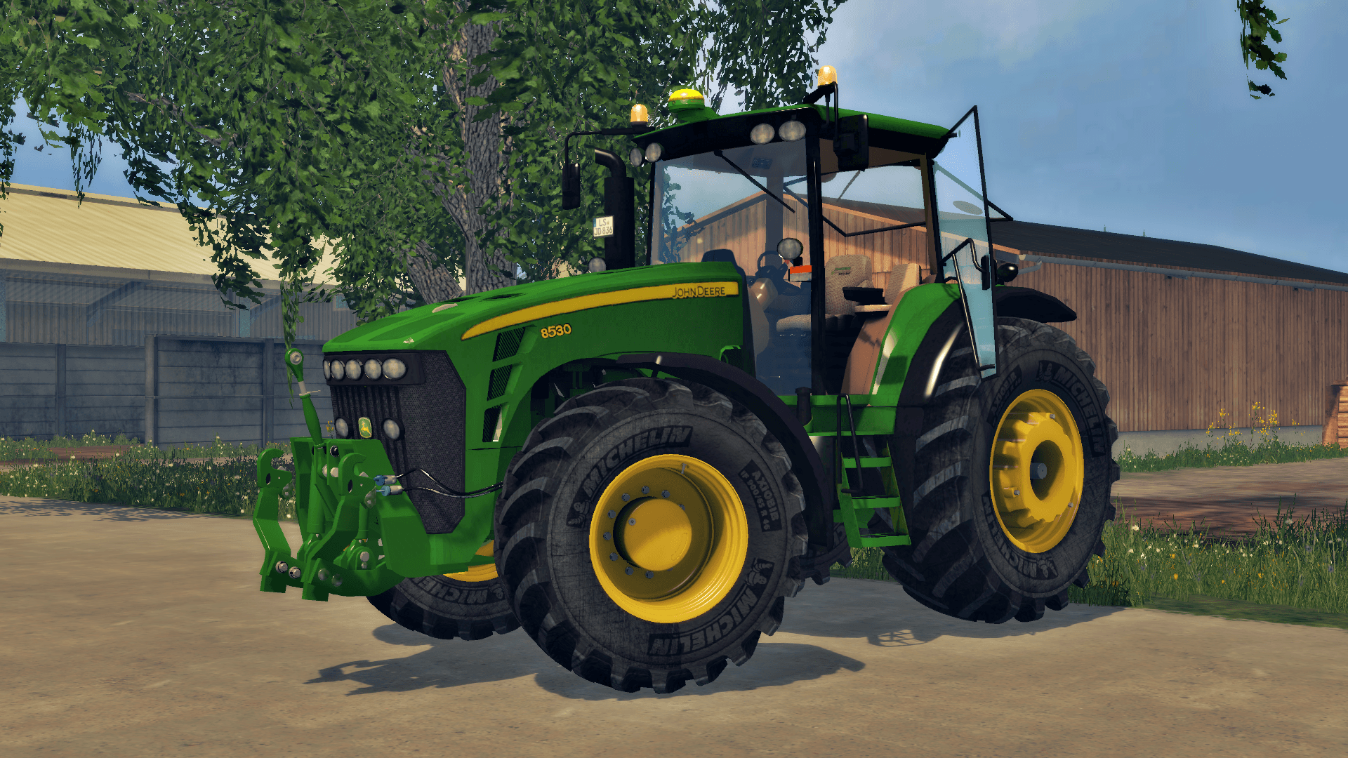 John Deere 8530 Tractor Full V3 simulator 2015 / 15 LS mod