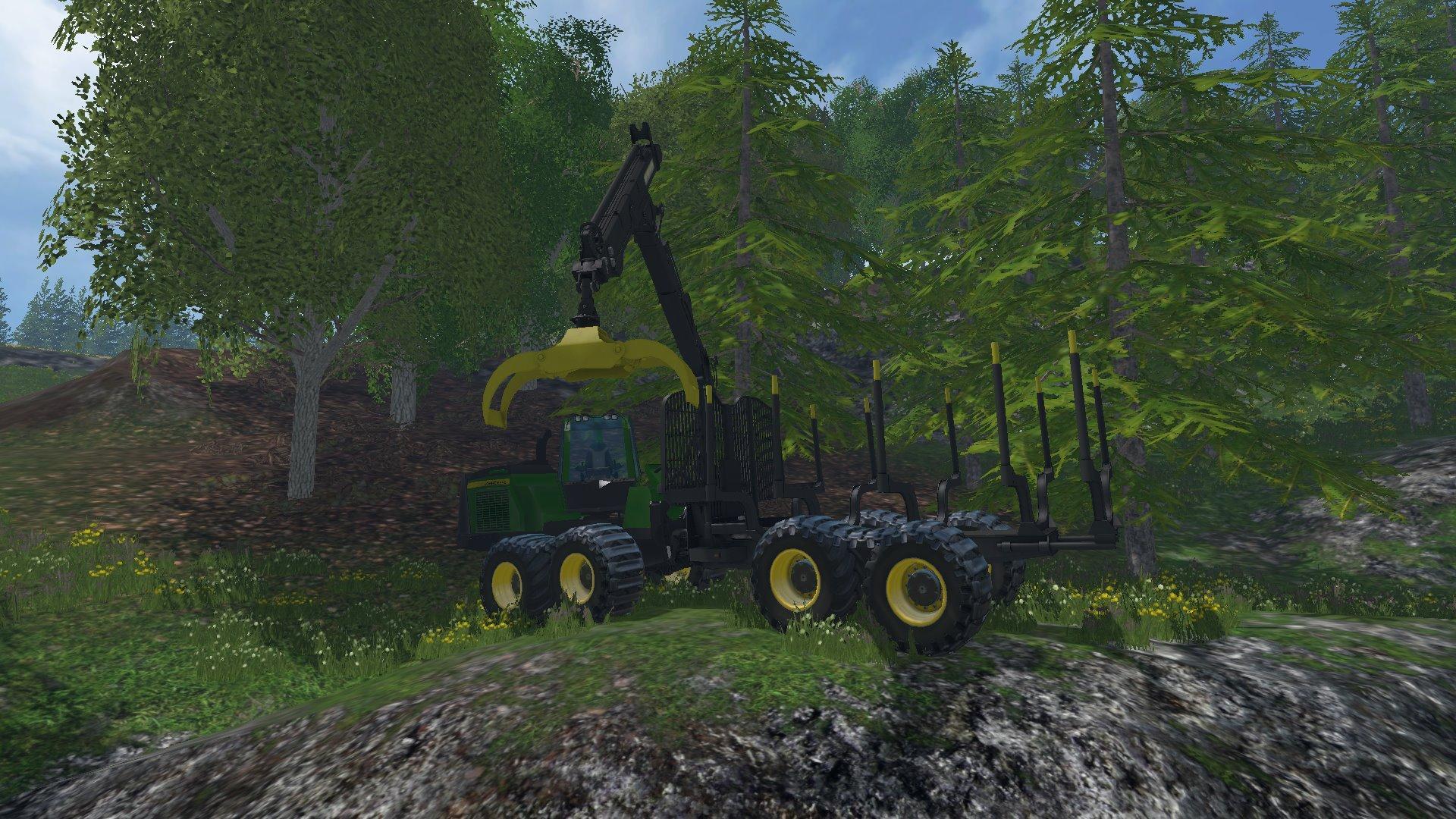 JOHN DEERE 1510E Tractor V2 simulator 2015 / 15 LS mod
