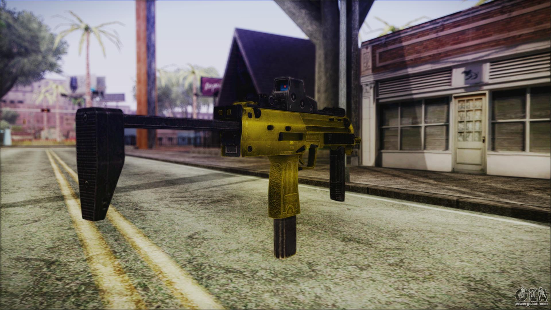 Point Blank MP7 Gold Special for GTA San Andreas