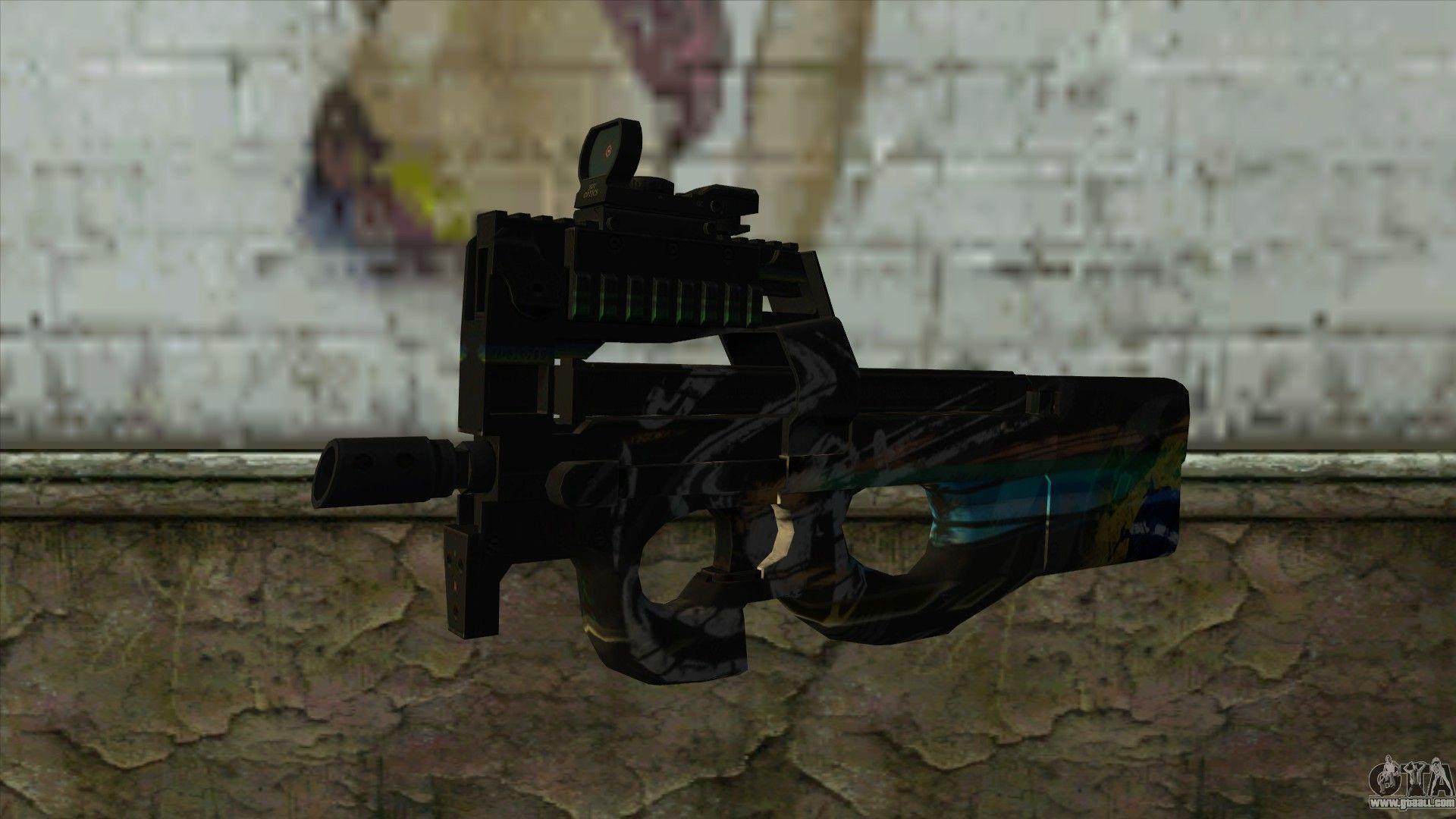 P90 MC Latin 3 from Point Blank for GTA San Andreas