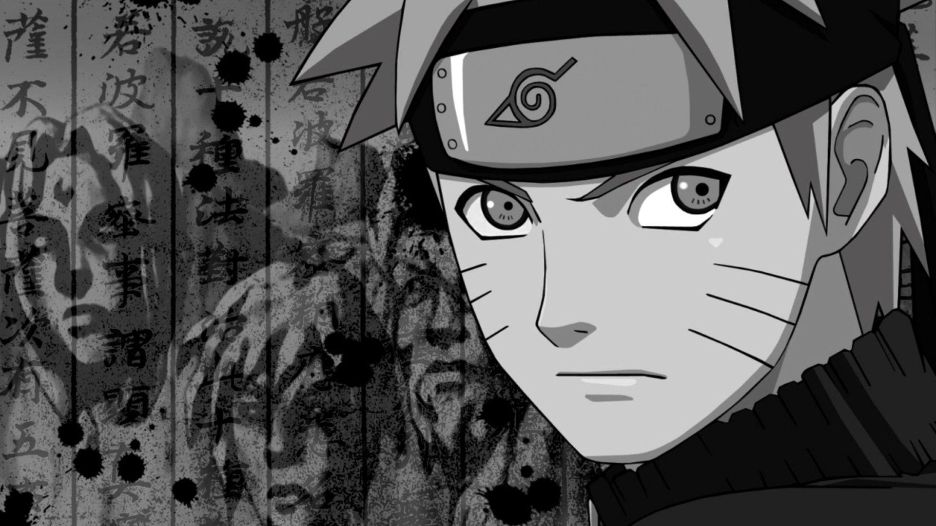 Black And White, Naruto, Spot, Naruto, Symbols, Hokage