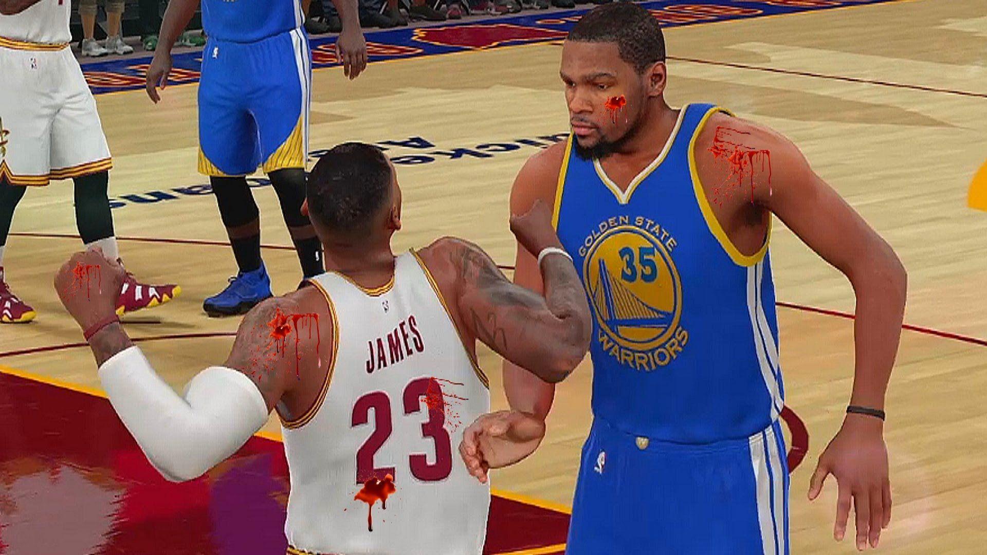 LEBRON JAMES FIGHTS KEVIN DURANT & STEPHEN CURRY PARODY! WARRIORS