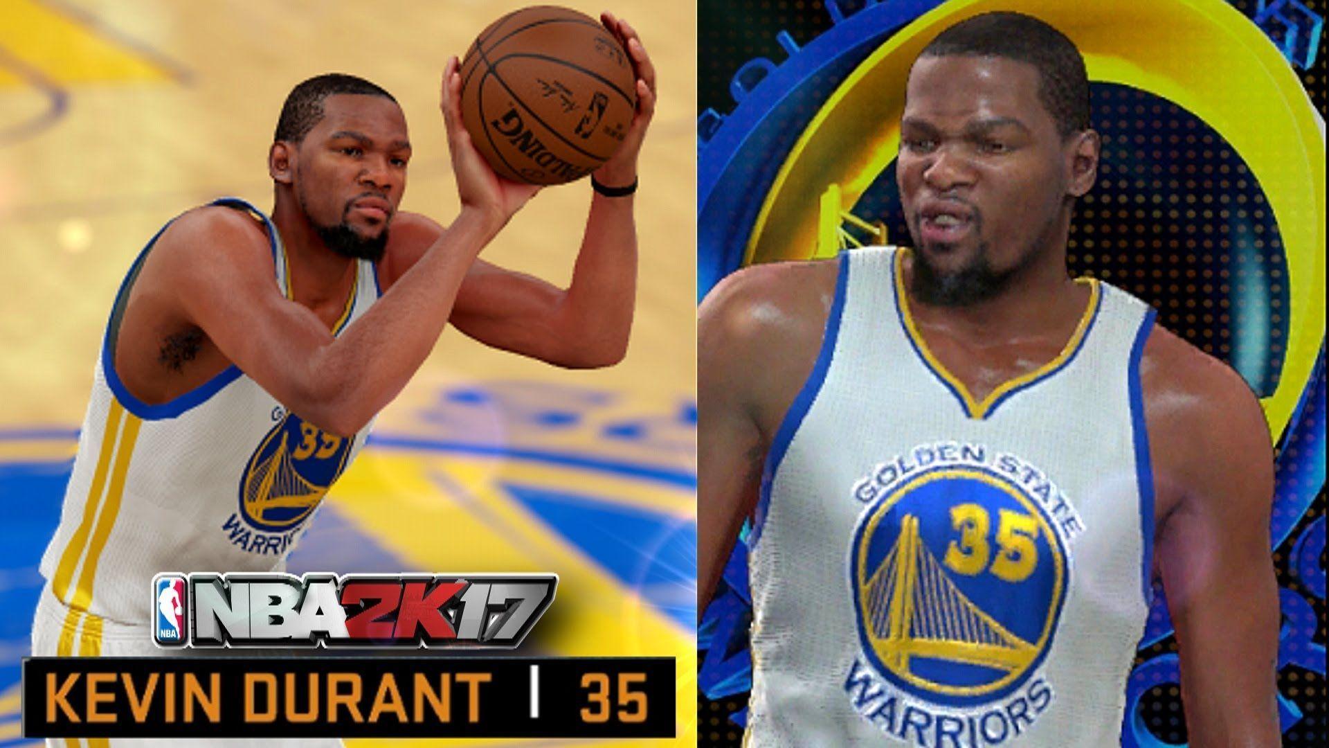 NBA 2K17 WARRIORS MOST OVERPOWERED TEAM WITH KEVIN DURANT
