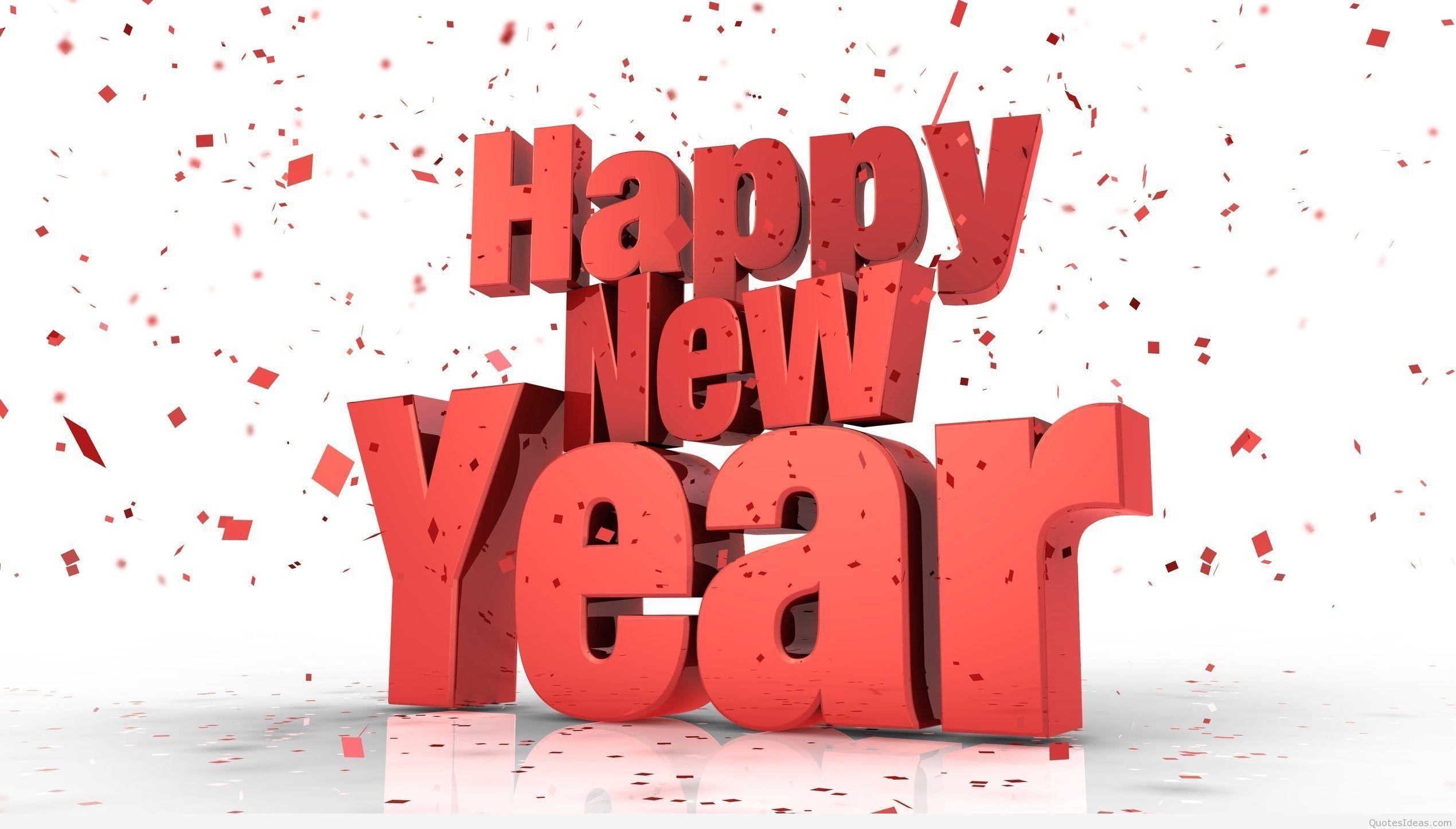 Happy New Year 2016 Download 3D Wallpaper New Year 2017