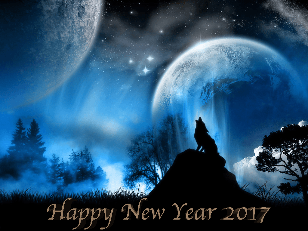 Most Beautiful Happy New Year 2017 3D Wallpaper