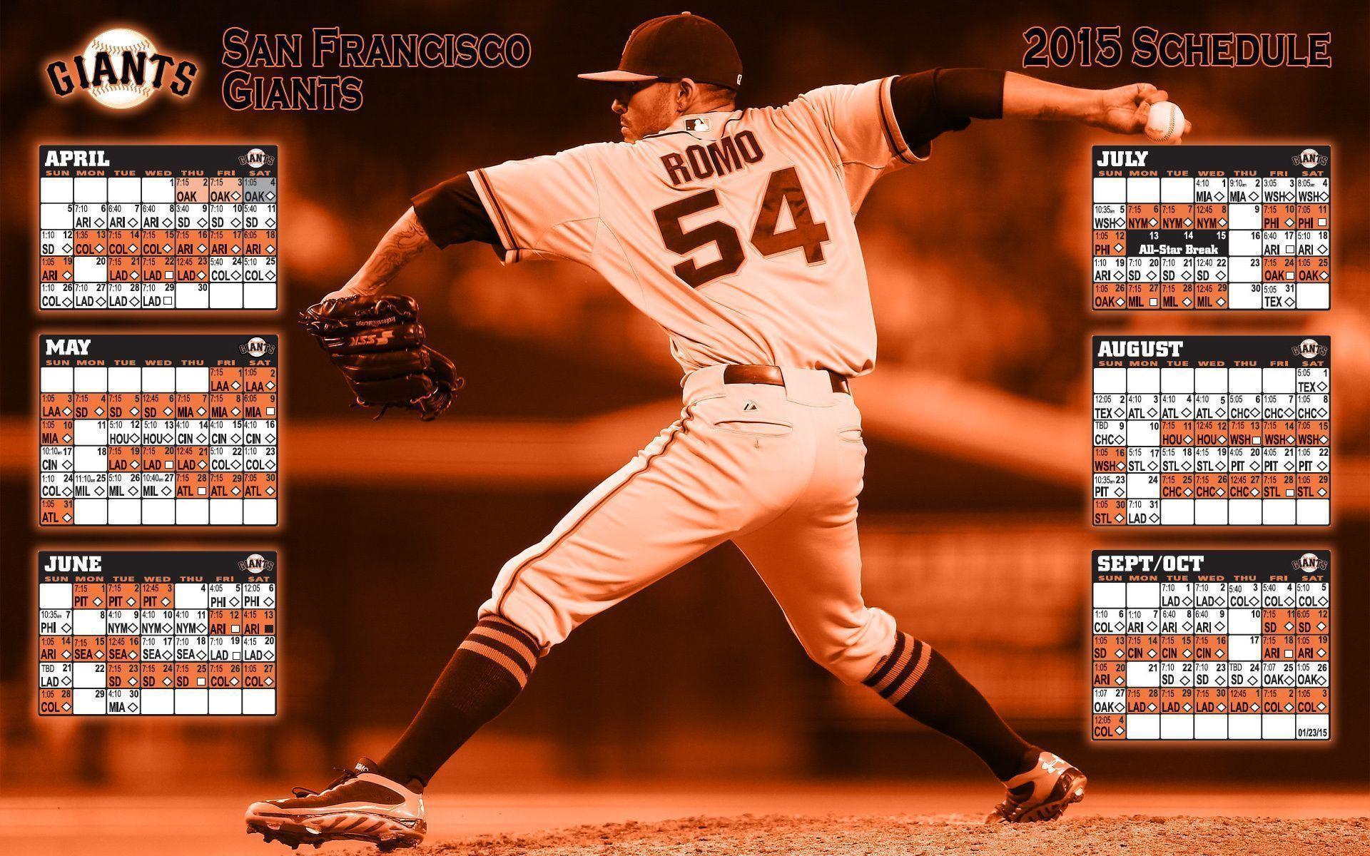 Sf Giants 2017 Schedule Wallpapers - Wallpaper Cave