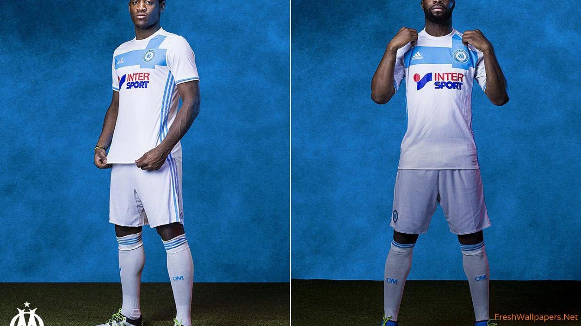 Olympique De Marseille 2016 2017 Adidas Home Kit Wallpaper