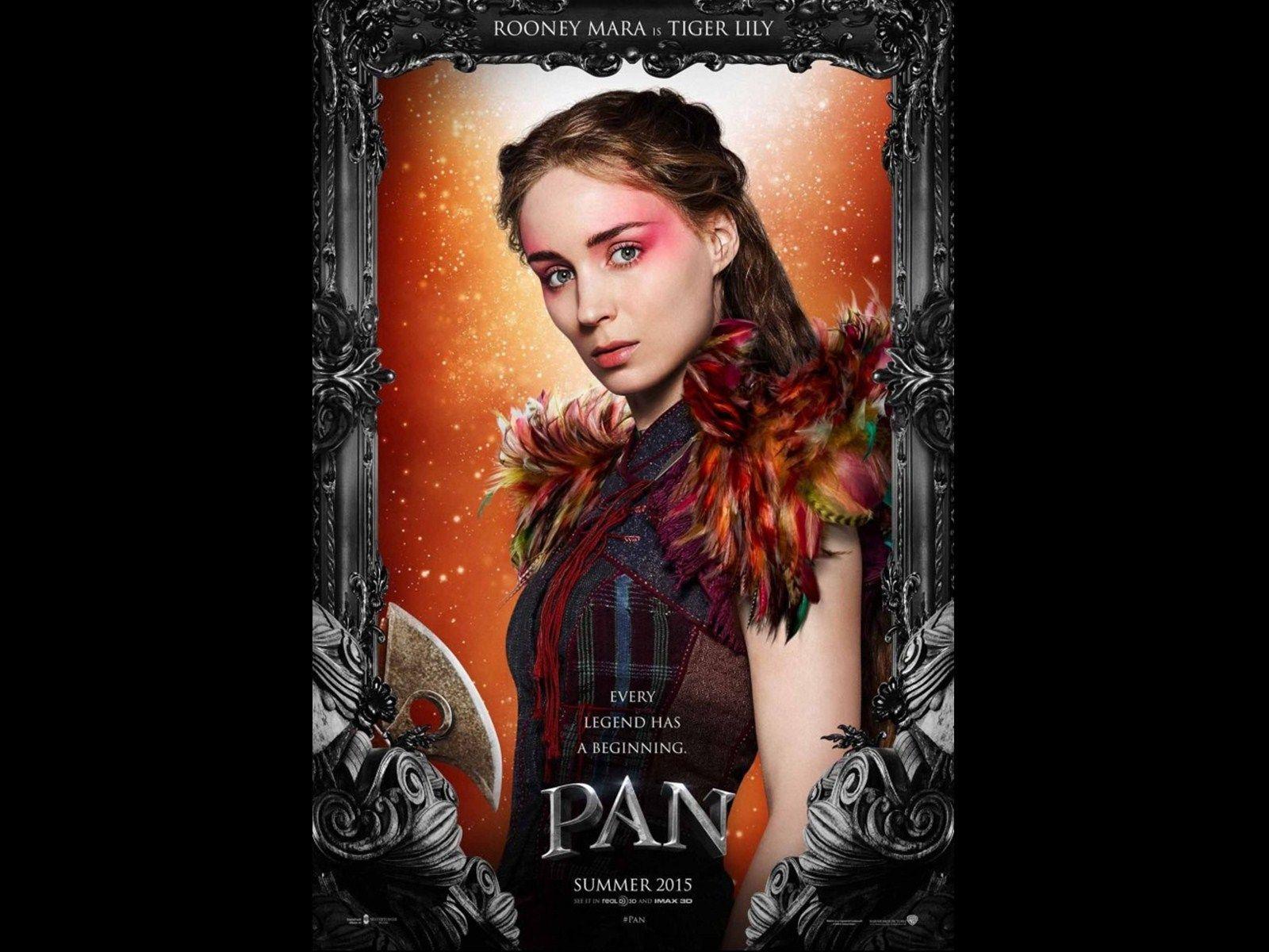 Rooney Mara As Tiger Lily In Pan 2015 Wallpaper