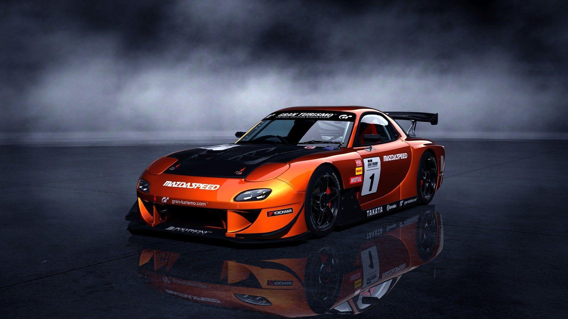 Mazda RX 7 Racing Car Wallpaper Desktop Wallpaper HD Picture