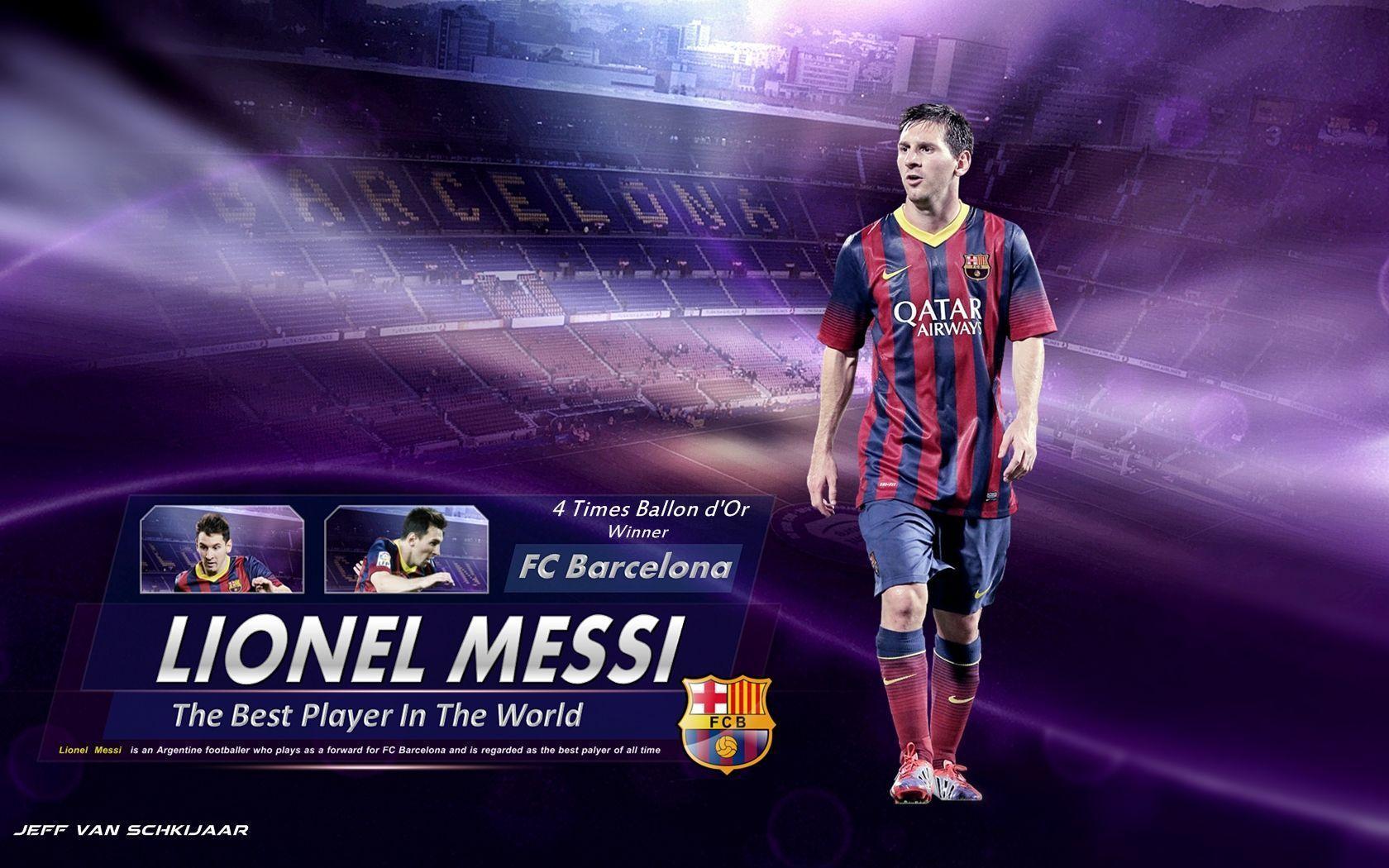 Lionel Messi Barcelona Wallpaper HD 2014. soccer clubs