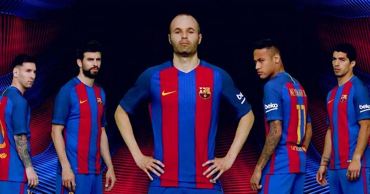Barcelona Reveal New Kit For 2016 17 For Lionel Messi And Co