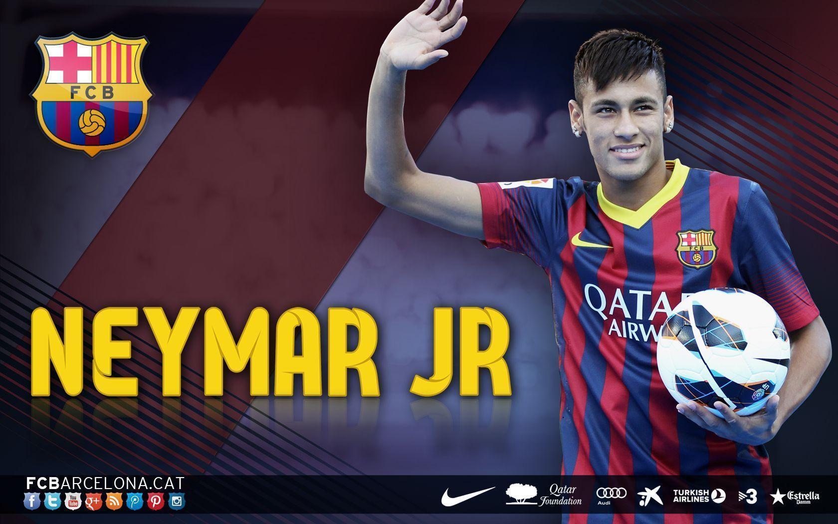 Neymar JR Barcelona Background