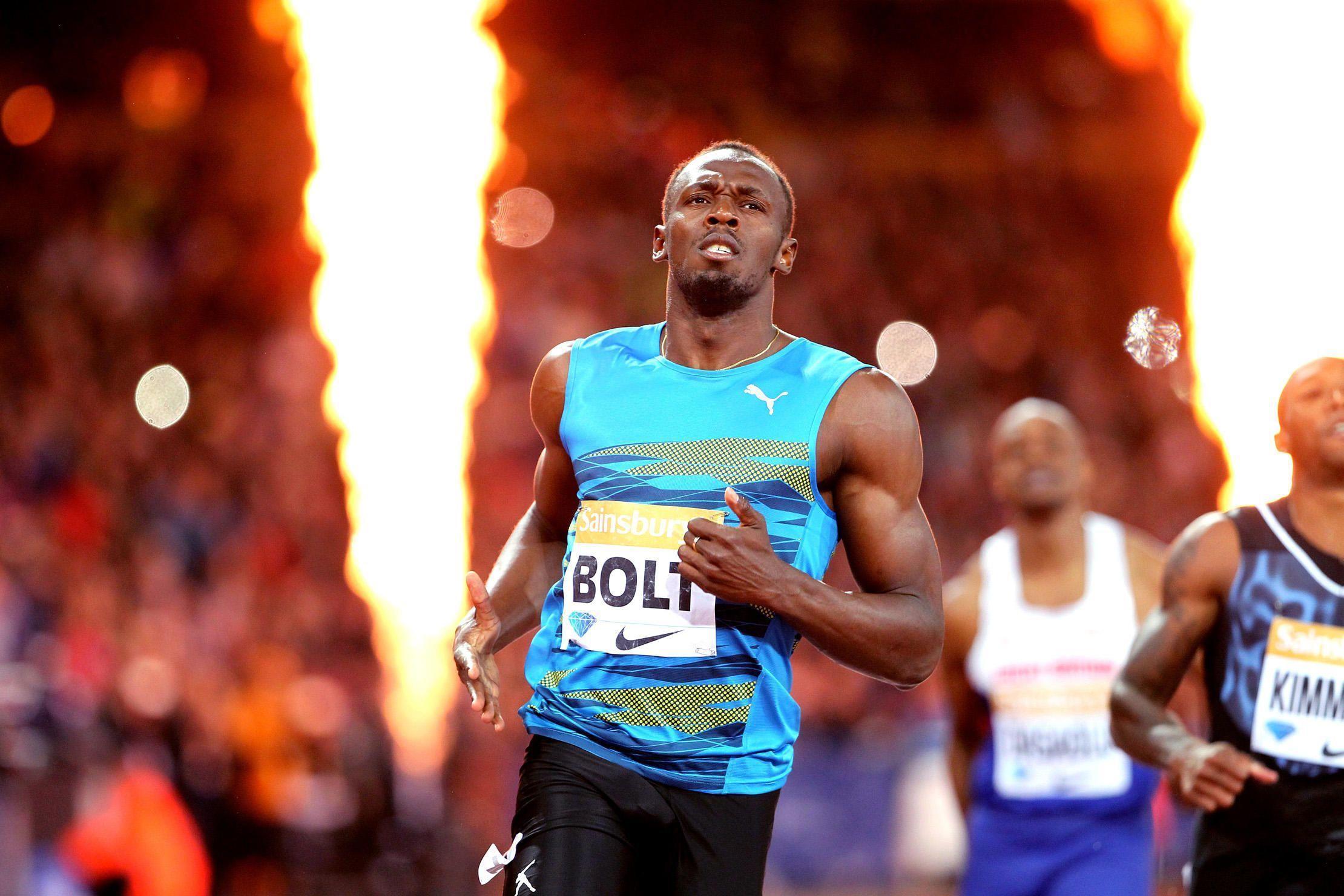 Usain Bolt on Ellen DeGeneres Show Wednesday. Runner&;s World