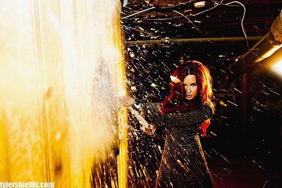 Demi Lovato Poses For Tyler Shields Lovato Tyler